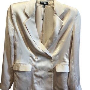 Express Elegant Cream Women's Blazer